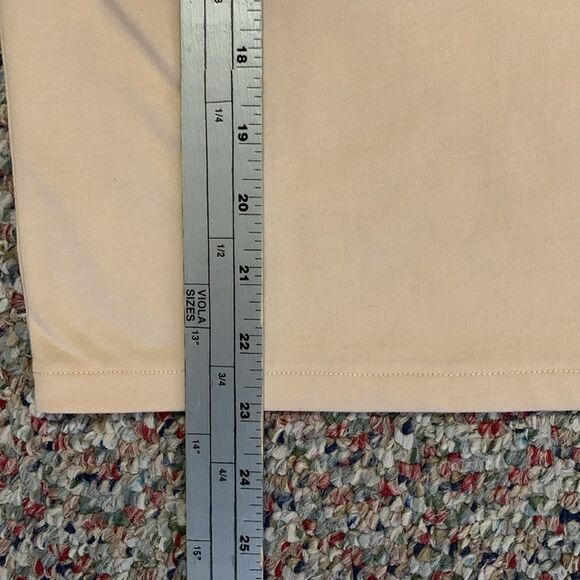 Uniqlo Pink-Beige Crewneck Short Sleeve Drape Relaxed T-Shirt Size S - Picture 11 of 11